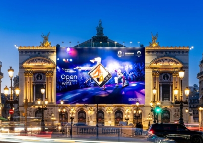 삼성전자, 파리서 올림픽 옥외광고…"열린 마음은 언제나 승리"