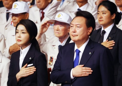 尹 "北도발에 압도적 대응…북·러 조약 역사 역행 시대착오적 행동"