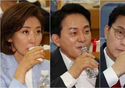 한동훈 vs 羅·元·尹 연일 난타전…언론 통해 민심 공략도