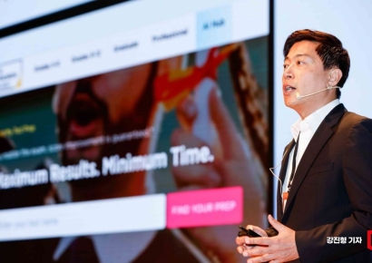 [포토] 회사 소개하는 안민우 튜블릿코리아 대표