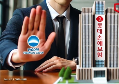 우리금융 "롯데손보 인수 추진 않기로"