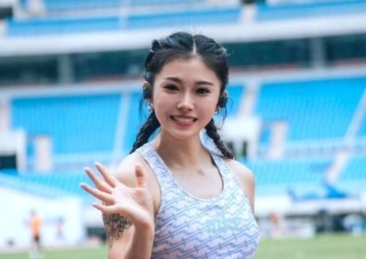 "외모만 신경쓴다" 욕하던 중국 팬들…육상여신 기록에 '입꾹'