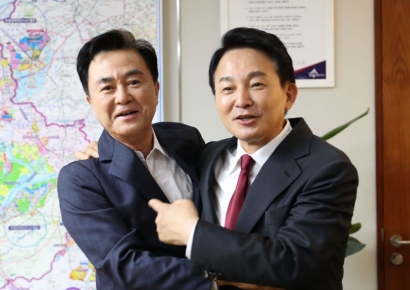 원희룡, 3일째 충청 표심공략…한동훈 또 때린 김태흠