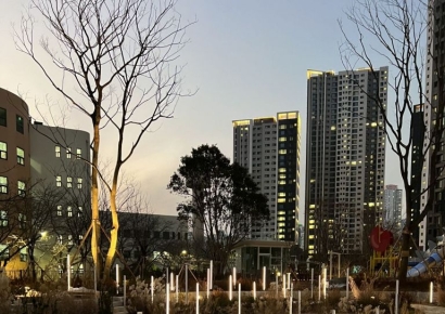 [건설in]"저녁 시간, 안식 줄 '신(Scene)'을 만드는 게 아파트 조명 역할"