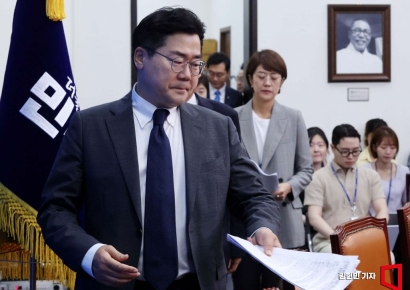 [포토] 최고위 참석하는 박찬대