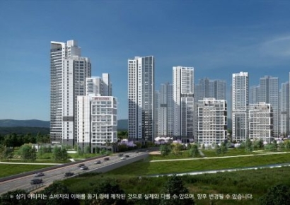 5329가구 단일 브랜드 아파트 ‘힐스테이트 도안리버파크’ 