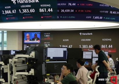 [포토] 2900 목전에 둔 코스피