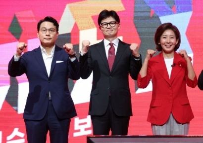 김 여사 문자 공개 여진…韓 "출처 의심", 羅 "언어유희"