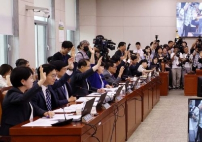 [포토] 野, 법사위 ‘尹탄핵 청문회’ 김건희 여사 모녀 증인 채택