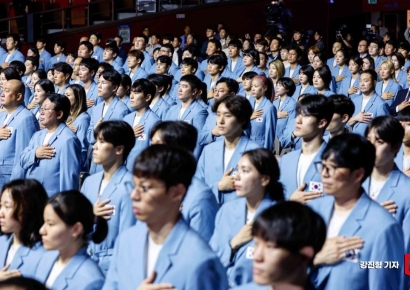 [포토] 결의 다지는 파리올림픽 선수단