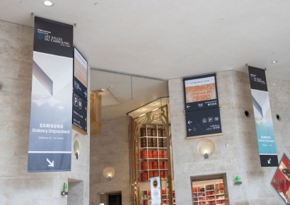 갤럭시 언팩 D-1, 루브르 등 파리 명소 곳곳 기대감 고조