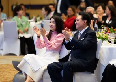 尹 "북·러 군사협력 국제사회 우려…한미동맹 내실화로 동포에 힘 보탤 것"