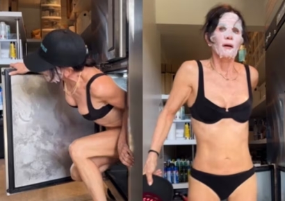 "속옷만 입고 냉동고에 쏙" 美 배우의 충격적인 몸매 비결