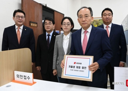 [포토] 국민의힘, '인구전략기획부 신설' 정부조직법 개정안 당론 발의