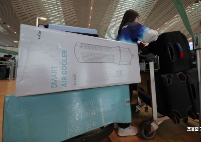 [포토] 파리로 공수 되는 냉풍기