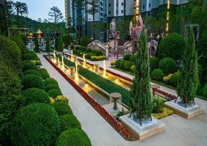 왕길역 로열파크씨티, 3D 입체형 조경기법 도입한 유럽식 로열가든 공개