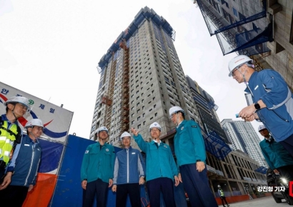 [포토] 폭염 및 호우, 태풍 대비 건설현장 합동점검