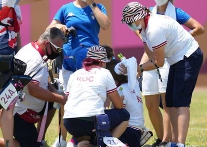 사람 잡는 파리...'찜통더위에 습도 80%' 이대로 괜찮을까[파리올림픽]