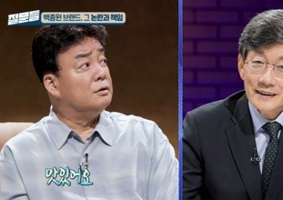 손석희 만난 백종원, 논란에 입열다…"월 매출 3천만원 녹취록은 잘린 것"