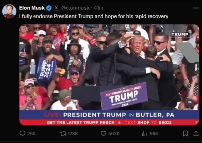 尹대통령 "끔찍한 정치폭력에 충격, 트럼프 쾌유 기원"