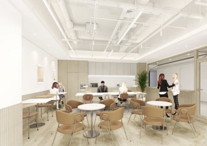 롯데건설, 본사 사옥에 개방형 카페 라운지 열어