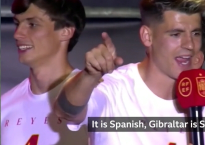 "지브롤터는 우리 땅"…영국 이긴 스페인 축구선수들 발언 논란