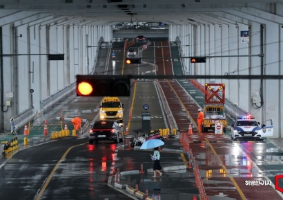 [포토] 잠수교 도보 통제