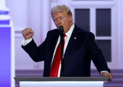 트럼프의 대관식…"미국 전체를 위한 대통령될 것"(종합)