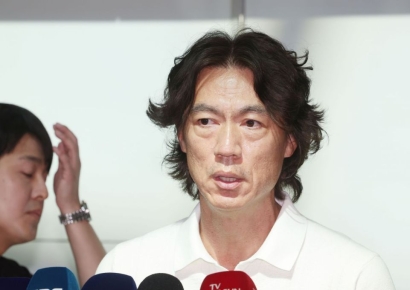 홍명보-손흥민, 런던서 1시간 독대