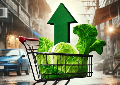 "식당 셀프코너 없애야 하나"…폭우로 '급등' 채소 가격에 상인 한숨