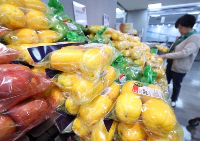 채소·과일값 내리자 생산자물가 7개월 만에 하락