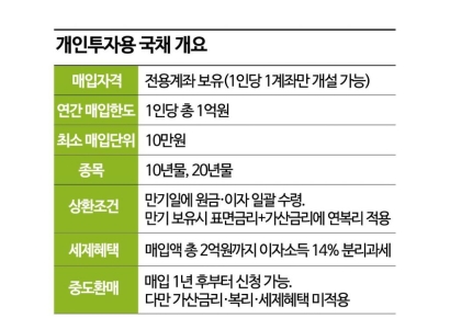 [실전재테크]개인투자용 국채로 안정적인 장기투자 해볼까