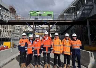 GS건설, 호주 도로공사 본궤도…허윤홍 대표 현장 찾아