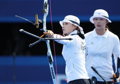 한국 여자 양궁, 4강 진출[파리올림픽]