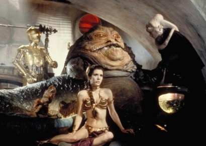 경매만 나오면 억대급…'스타워즈' 레아공주 '황금색 비키니' 2억에 팔려