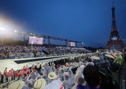 시차? 무관심 때문?…개막식 시청률 3%, 도쿄 5분의1도 안돼[파리올림픽]