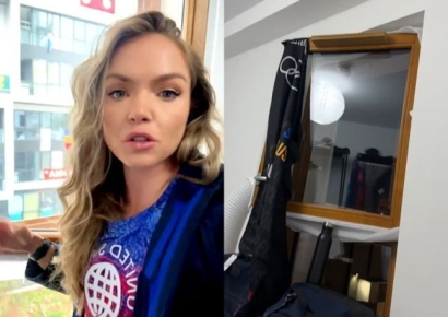 "커튼없어 옷 갈아입기 두렵다"…미녀 육상선수 '하소연' [파리올림픽]