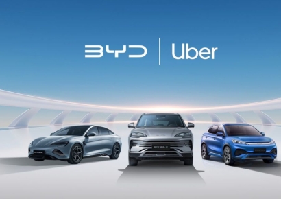 中BYD, 美우버에 전기차 10만대 공급…"업계 최대규모"