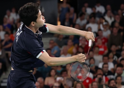 배드민턴 서승재-강민혁, 덴마크에 석패…4강 진출 실패[파리올림픽]