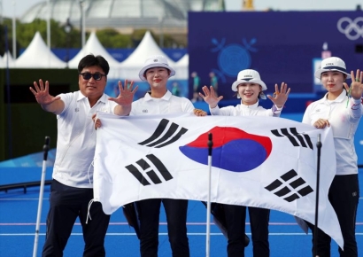 '단체전 석권' 한국 양궁, 개인전도 남·여 6명 전원 16강행(종합)[파리 올림픽]
