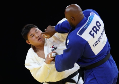 [속보]"졌지만 잘 싸웠다"…김민종, 유도 최중량급 은메달[파리올림픽]