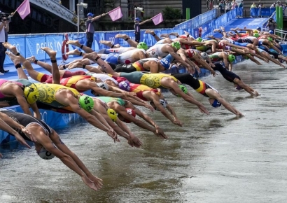 센강 수질논란 속 결국 병났다...벨기에 트라이애슬론팀 기권[파리올림픽]