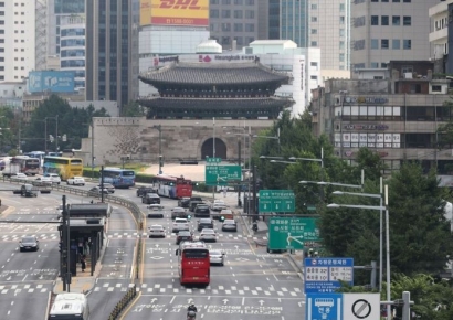 [포토] 노선버스만 늘어선 도심