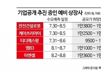 시장 급락에 IPO주, 나 떨고 있니