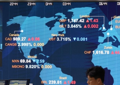 코스피, 외인 매물에 2680선으로 하락…반도체株 ↓