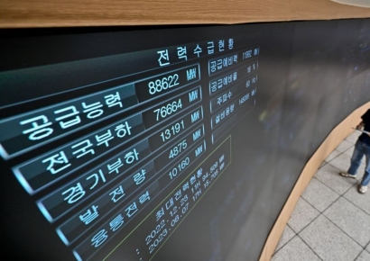 폭염·열대야에 최대전력 역대 최고치…93.8GW 기록