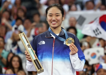 28년 만에 배드민턴 女단식 金 안세영 "분노가 내 원동력"[파리올림픽]