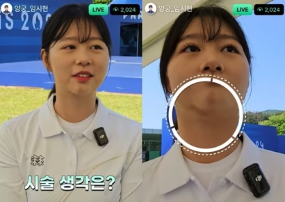 양궁 임시현에 "활자국 시술안하냐"…인터뷰 논란커지자 결국