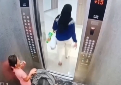 승강기 아이들 놔둔 채 짐들고 쌩…엄마가 저랬다고?