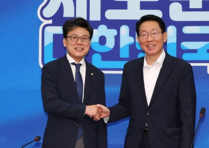 국회 개원 70일만에 與野 정책위의장 만남…민생법안 논의(종합)